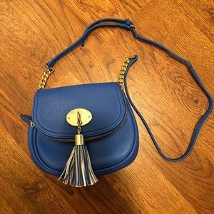 Cobalt Blue Clutch/Sling Purse